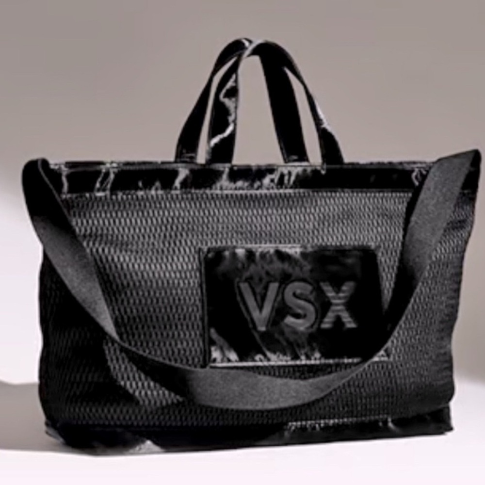 VSX Black Mesh tote